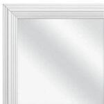 (2 pack) 13" x 49" Full-Length Rectangular White Mirror - Image 3