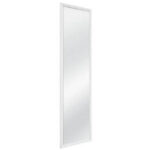 (2 pack) 13" x 49" Full-Length Rectangular White Mirror - Image 4