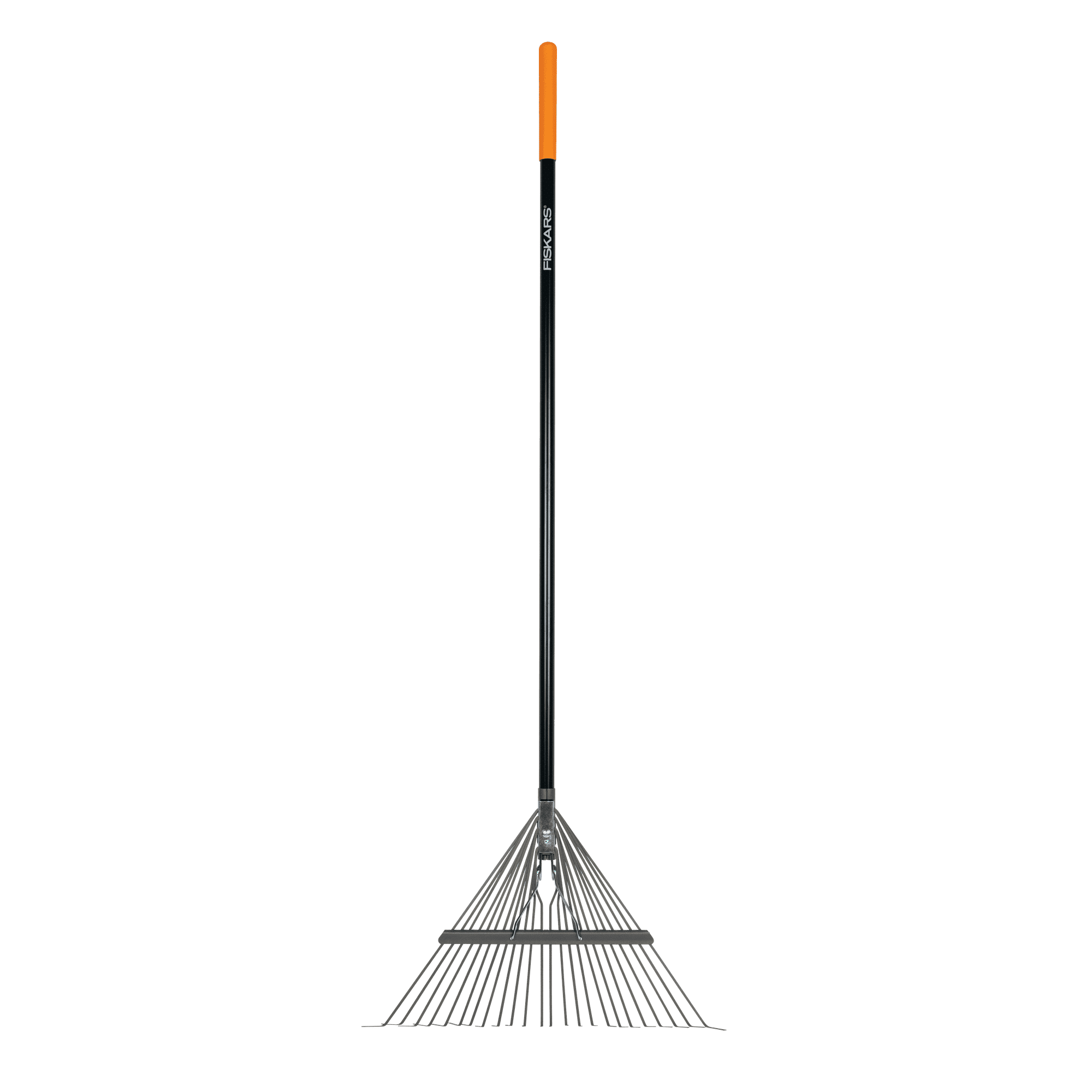 d0102x3w7gg.png Garden Rake, Metal Tine Leaf Rake with Fiberglass Handle, 62", Black - Image 1