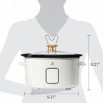 4Qt Slow Cooker with Touch-Activated Display, White Icing by Drew Barrymore - Image 2