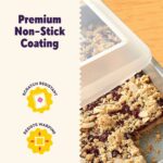 Premium Steel Non-Stick Oblong Cake Pan with Lid 13 x 9-inch Rectangular Baking Pan, Packaging May Vary - Image 3