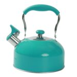 Compatible Stovetop Kettle, Stainless Steel Turquoise, 8.30 x 7.20 x 8.70 inches - Image 2