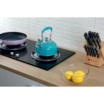 Compatible Stovetop Kettle, Stainless Steel Turquoise, 8.30 x 7.20 x 8.70 inches - Image 3