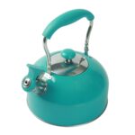 Compatible Stovetop Kettle, Stainless Steel Turquoise, 8.30 x 7.20 x 8.70 inches - Image 5