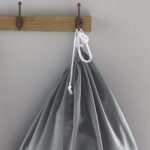 (3 pack) Polyester and Cotton Laundry Bag 28in W*36in L, Gray - Image 3