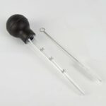 (4 pack) Plastic 10.8" Meat Baster with Cleaning Brush Features Dual Measurement Marks 1 ounce Volume - Image 2