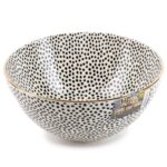 (2 pack) Large Stoneware Bowl, Dot Collection - Image 3