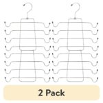 (2 pack) Folding Tank Top & Bra Hanger for Adult, Heavy Duty Metal, Space Saving