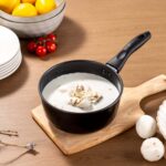 2 qt Non-Stick Aluminum Saucepan, Black - Image 5