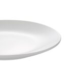 Glazed White Stoneware Dinnerware Set, 12-Pieces - Image 3