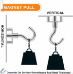 10 Pack Dia Strong Magnetic Hook Hanger N52 Neodymium Clamping Magnet Hooks USA - Image 7