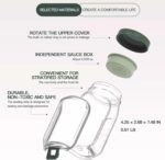 Leak-Resistant Salad-to-Go Container with Side Opening | BPA-Free Layered Meal Prep Jar (Green) - Image 8