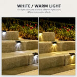 16/32-Pack Solar Outdoor Step Lights | Waterproof LED Pathway & Fence Lighting for Garden & Patio - Image 36