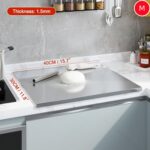 Stainless Steel Cutting Board with Over-the-Edge Lip | Large Countertop Chopping Block for Meat & Dough - Image 14