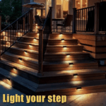 16-Pack Solar Deck Lights (Warm White) | Waterproof LED Outdoor Step & Fence Lighting for Yard & Patio - Image 39