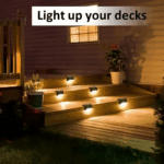 16-Pack Solar Deck Lights (Warm White) | Waterproof LED Outdoor Step & Fence Lighting for Yard & Patio - Image 21