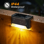 16-Pack Solar Deck Lights (Warm White) | Waterproof LED Outdoor Step & Fence Lighting for Yard & Patio - Image 18