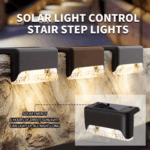 16-Pack Solar Deck Lights (Warm White) | Waterproof LED Outdoor Step & Fence Lighting for Yard & Patio - Image 4