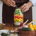 BPA-Free Salad-to-Go Container with Side Opening | Leak-Proof Layered Meal Prep Jar with Dressing Cup - Image 18