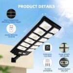 800W LED Solar Street Light (8000LM, 8500K) | Waterproof Dusk-to-Dawn Commercial Outdoor Area Lamp - Image 24