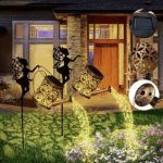 Solar Watering Can Waterfall Lights | Vintage Metal Fairy Garden Lantern Decor for Lawn & Pathway - Image 35