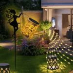 Solar Watering Can Waterfall Lights | Vintage Metal Fairy Garden Lantern Decor for Lawn & Pathway - Image 26