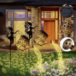 Retro Solar Watering Can Lights with Shepherd Hook | Waterproof LED Waterfall Lantern for Garden Decor - Image 26