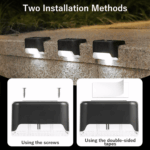 16/32-Pack Solar Deck & Step Lights (Warm White) | Waterproof Auto On/Off Outdoor Fence Lighting - Image 9