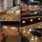 6/12-Pack Solar Fence & Wall Lights | Rechargeable Outdoor LED Security Sconce for Patio & Garden - Image 29