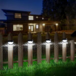6/12-Pack Solar Fence & Wall Lights | Rechargeable Outdoor LED Security Sconce for Patio & Garden - Image 42