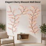 LED Cherry Blossom Vine Lights | Flexible Indoor Wall Garland with Remote & 8 Modes for Bedroom Decor - Image 14