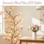 LED Cherry Blossom Vine Lights | Flexible Indoor Wall Garland with Remote & 8 Modes for Bedroom Decor - Image 25