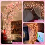 LED Cherry Blossom Vine Lights | Flexible Indoor Wall Garland with Remote & 8 Modes for Bedroom Decor - Image 10