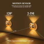 2-Pack Luxury Motion Sensor Wall Lights | Magnetic Indoor Sconce with 60-Day Battery & 3 Modes - Image 9