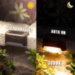32-Pack Solar Deck Lights (Warm White) | Waterproof Auto On/Off LED Step Lights for Outdoor Fences - Image 38