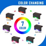 32-Pack Solar Deck Lights (Warm White) | Waterproof Auto On/Off LED Step Lights for Outdoor Fences - Image 5