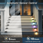 32-Pack Solar Deck Lights (Warm White) | Waterproof Auto On/Off LED Step Lights for Outdoor Fences - Image 65