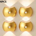 2-Pack Modern LED Motion Sensor Wall Sconce | Magnetic USB Rechargeable Light with 3 Color Modes - Image 20