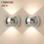 2-Pack Modern LED Motion Sensor Wall Sconce | Magnetic USB Rechargeable Light with 3 Color Modes - Image 11