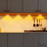 4-Pack Wireless Motion Sensor Puck Lights | USB Rechargeable LED Under-Cabinet & Stair Lighting - Image 3