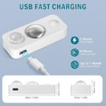 4-Pack Wireless Motion Sensor Puck Lights | USB Rechargeable LED Under-Cabinet & Stair Lighting - Image 6