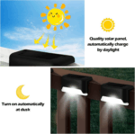 8/16/32-Pack Solar Outdoor Deck Lights | Waterproof LED Pathway & Step Lighting for Balcony & Garden - Image 19