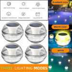 6-Pack Solar Floating Pool Lights | IPX7 Waterproof Color-Changing LED Glow Globes for Ponds & Gardens - Image 20