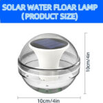 6-Pack Solar Floating Pool Lights | IPX7 Waterproof Color-Changing LED Glow Globes for Ponds & Gardens - Image 22