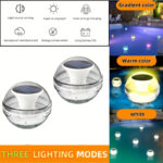 6-Pack Solar Floating Pool Lights | IPX7 Waterproof Color-Changing LED Glow Globes for Ponds & Gardens - Image 30