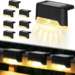 16/32-Pack Solar Deck & Stair Lights | Waterproof LED Outdoor Step Lighting for Patio, Fence & Garden