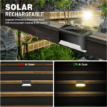 8/16/32-Pack Solar Outdoor Deck Lights | Waterproof LED Pathway & Step Lighting for Balcony & Garden - Image 35