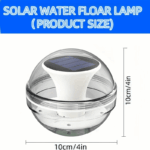 Solar Floating Pool Lights | IPX7 Waterproof Color-Changing LED Glow Globes for Inground Pools & Ponds - Image 23