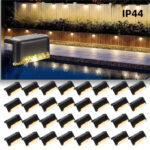 16/32-Pack Solar Deck & Stair Lights | Waterproof LED Outdoor Step Lighting for Patio, Fence & Garden - Image 43