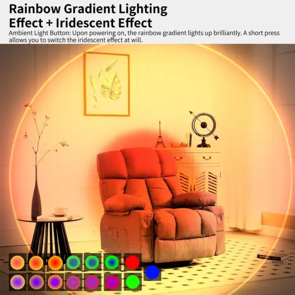 Motion Sensor Night Lights - USB-C Rechargeable Magnetic Wall Lamps with Colorful Neon Modes - Image 15